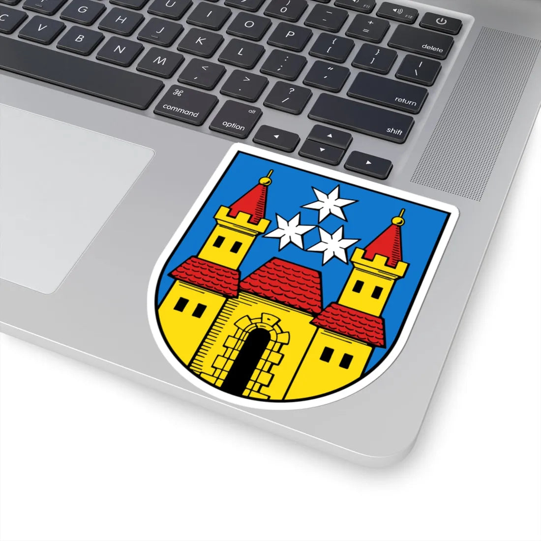 Wappen Eilenburg (Germany) (Coat of Arms) STICKER Vinyl Kiss-Cut Decal - The Sticker Space