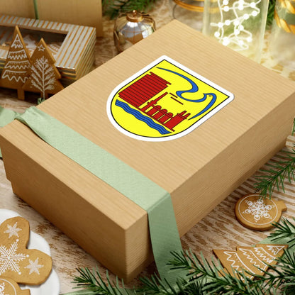 Wappen Eisenhuettenstadt (Germany) (Coat of Arms) STICKER Vinyl Kiss-Cut Decal - The Sticker Space