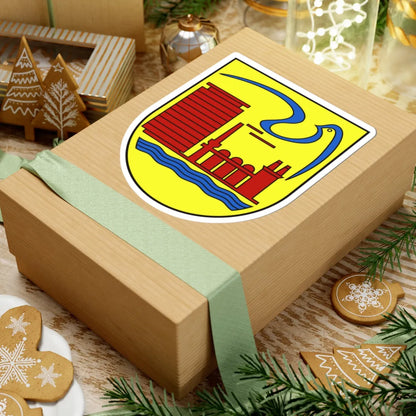 Wappen Eisenhuettenstadt (Germany) (Coat of Arms) STICKER Vinyl Kiss-Cut Decal - The Sticker Space