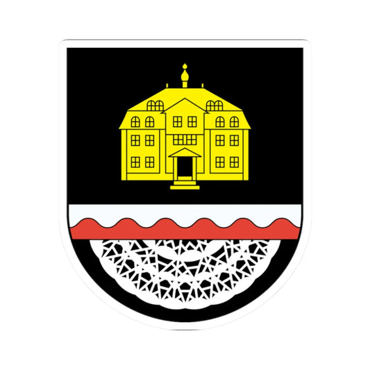 Wappen Ellefeld (Germany) (Coat of Arms) STICKER Vinyl Kiss-Cut Decal 2 Inch White - The Sticker Space