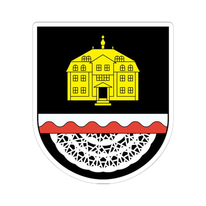 Wappen Ellefeld (Germany) (Coat of Arms) STICKER Vinyl Kiss-Cut Decal 6 Inch White - The Sticker Space