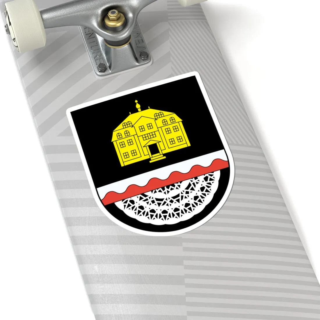 Wappen Ellefeld (Germany) (Coat of Arms) STICKER Vinyl Kiss-Cut Decal - The Sticker Space