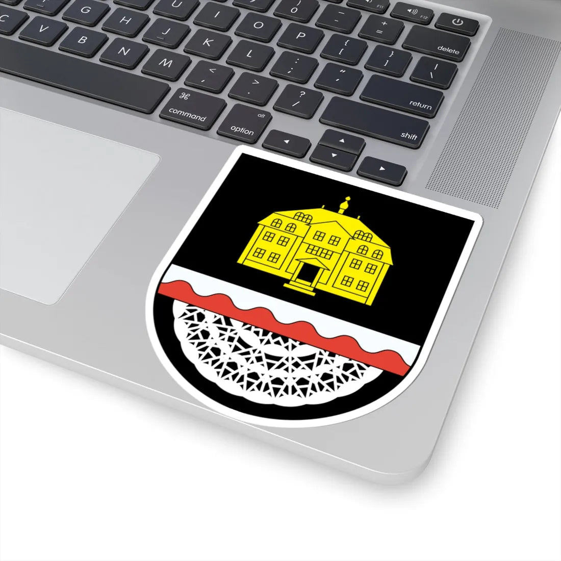 Wappen Ellefeld (Germany) (Coat of Arms) STICKER Vinyl Kiss-Cut Decal - The Sticker Space