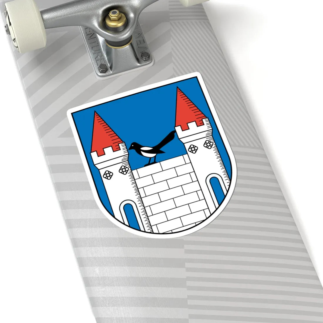 Wappen Elsterberg (Germany) (Coat of Arms) STICKER Vinyl Kiss-Cut Decal - The Sticker Space