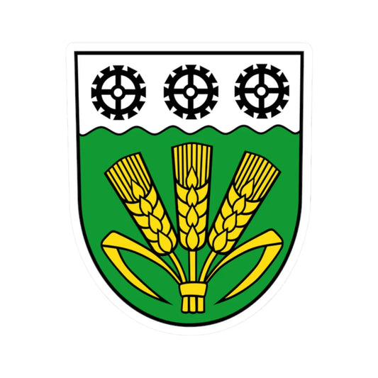 Wappen Elstertrebnitz (Germany) (Coat of Arms) STICKER Vinyl Kiss-Cut Decal 2 Inch White - The Sticker Space