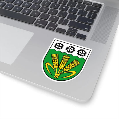 Wappen Elstertrebnitz (Germany) (Coat of Arms) STICKER Vinyl Kiss-Cut Decal - The Sticker Space