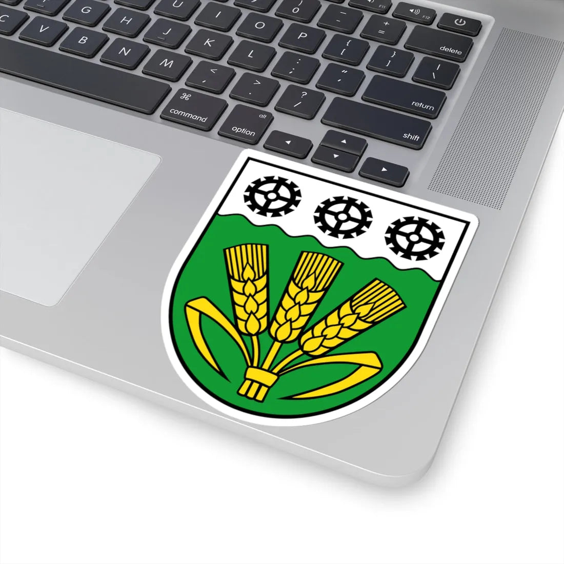 Wappen Elstertrebnitz (Germany) (Coat of Arms) STICKER Vinyl Kiss-Cut Decal - The Sticker Space