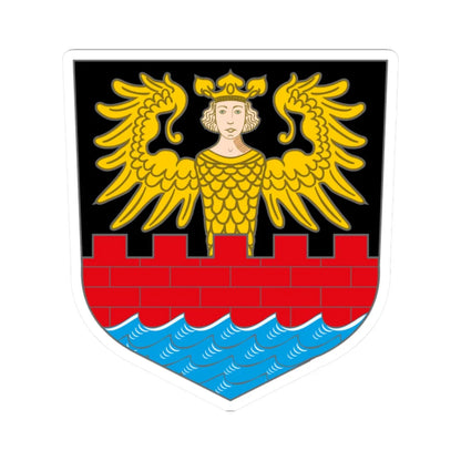 Wappen Emden (Germany) (Coat of Arms) STICKER Vinyl Kiss-Cut Decal 2 Inch White - The Sticker Space