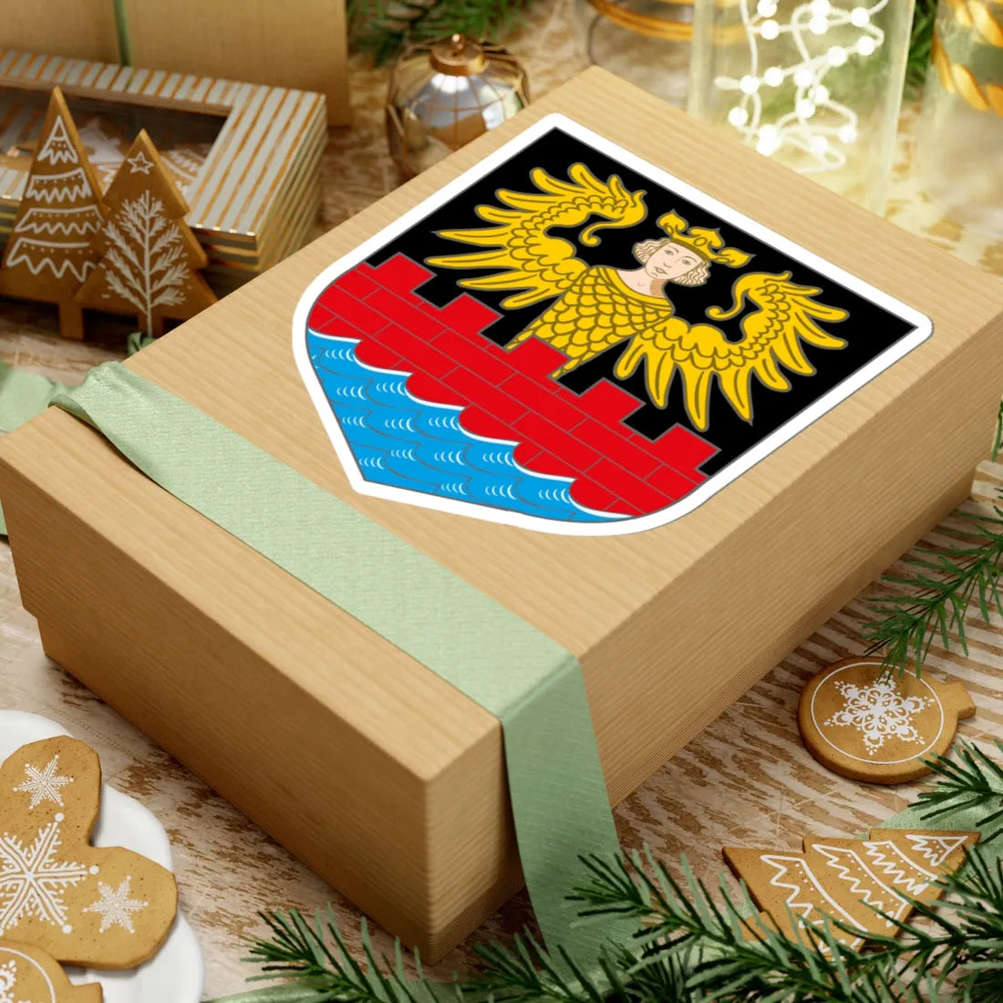 Wappen Emden (Germany) (Coat of Arms) STICKER Vinyl Kiss-Cut Decal - The Sticker Space