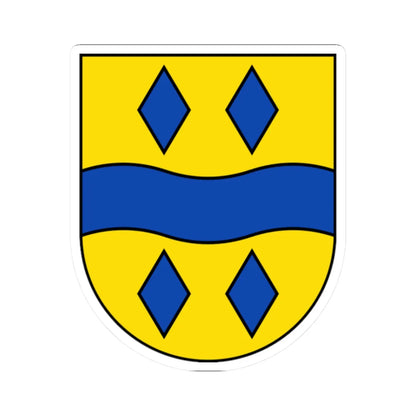 Wappen Enzkreis (Germany) (Coat of Arms) STICKER Vinyl Kiss-Cut Decal 2 Inch White - The Sticker Space