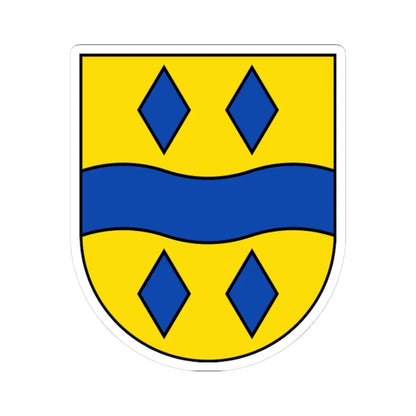 Wappen Enzkreis (Germany) (Coat of Arms) STICKER Vinyl Kiss-Cut Decal 3 Inch White - The Sticker Space