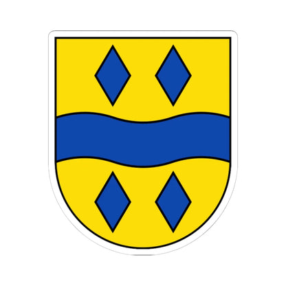 Wappen Enzkreis (Germany) (Coat of Arms) STICKER Vinyl Kiss-Cut Decal 6 Inch White - The Sticker Space