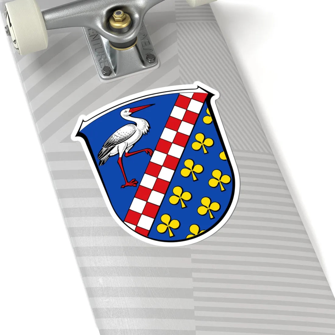 Wappen Eppertshausen (Germany) (Coat of Arms) STICKER Vinyl Kiss-Cut Decal - The Sticker Space