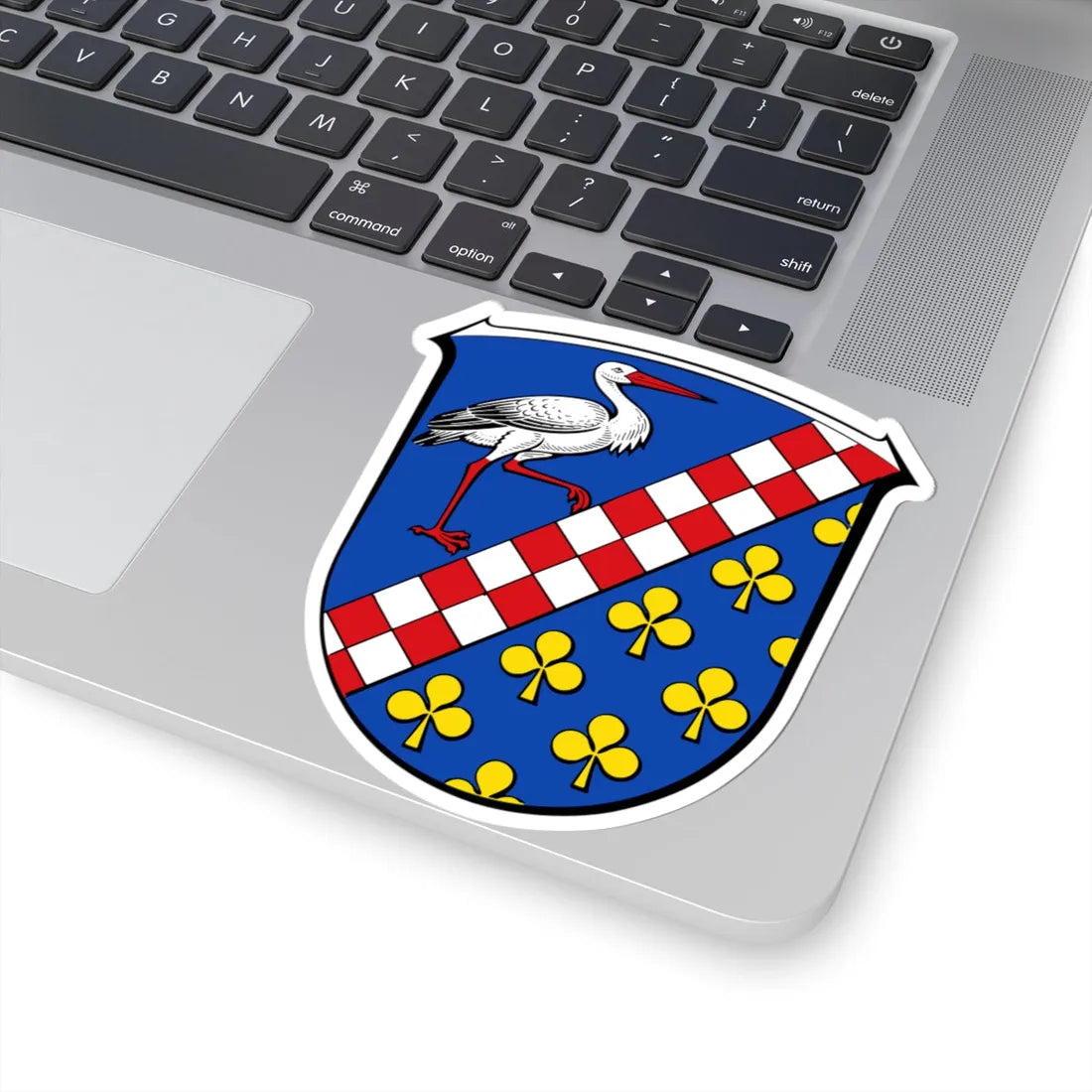 Wappen Eppertshausen (Germany) (Coat of Arms) STICKER Vinyl Kiss-Cut Decal - The Sticker Space