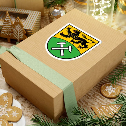 Wappen Erzgebirgskreis (Germany) (Coat of Arms) STICKER Vinyl Kiss-Cut Decal - The Sticker Space