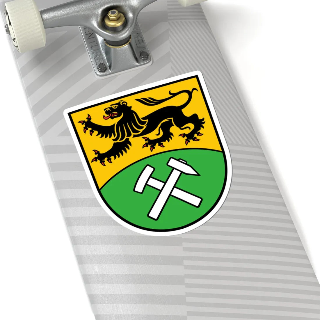 Wappen Erzgebirgskreis (Germany) (Coat of Arms) STICKER Vinyl Kiss-Cut Decal - The Sticker Space