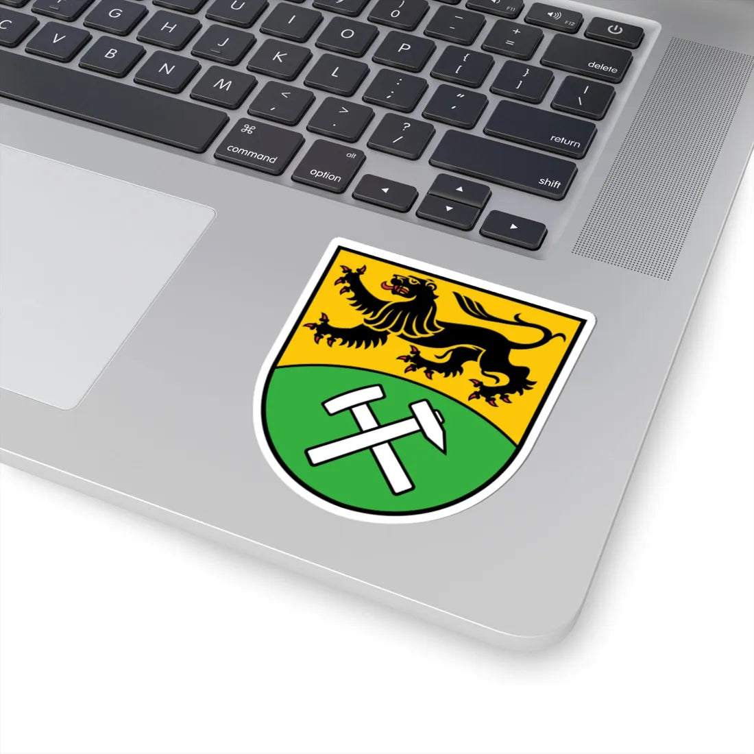 Wappen Erzgebirgskreis (Germany) (Coat of Arms) STICKER Vinyl Kiss-Cut Decal - The Sticker Space