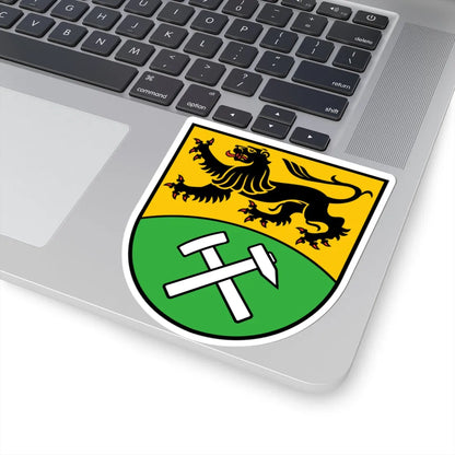 Wappen Erzgebirgskreis (Germany) (Coat of Arms) STICKER Vinyl Kiss-Cut Decal - The Sticker Space