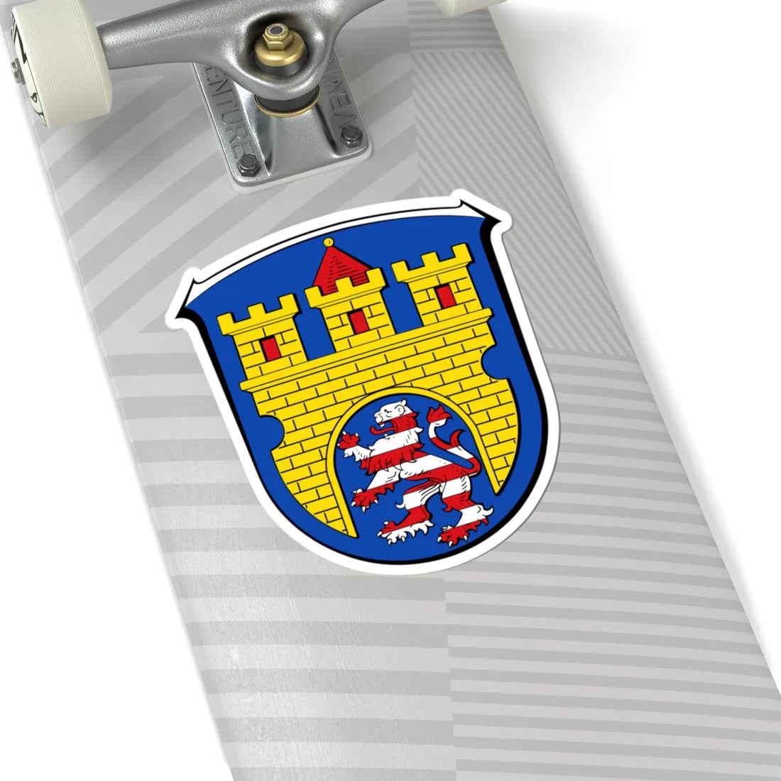 Wappen Erzhausen (Germany) (Coat of Arms) STICKER Vinyl Kiss-Cut Decal - The Sticker Space