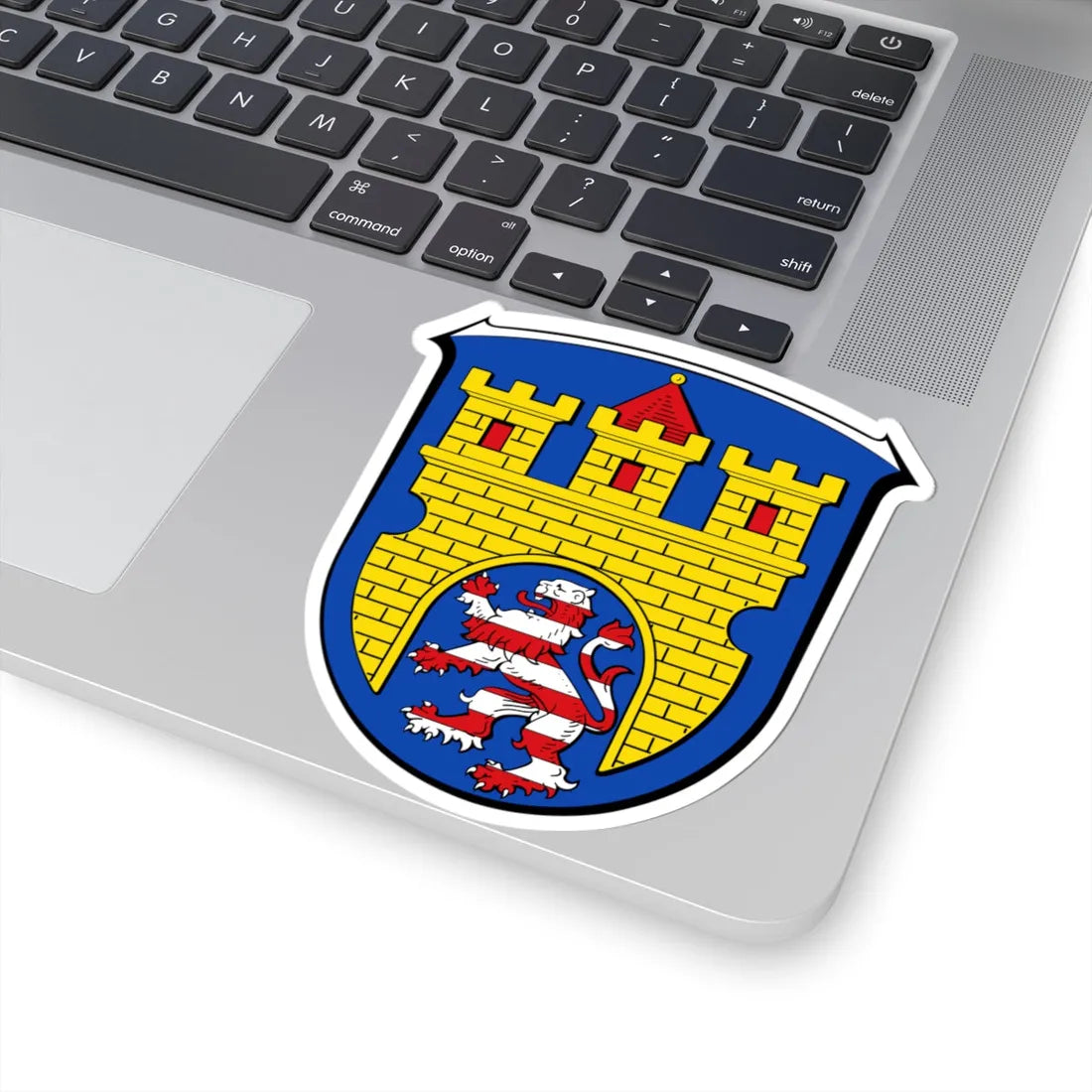 Wappen Erzhausen (Germany) (Coat of Arms) STICKER Vinyl Kiss-Cut Decal - The Sticker Space