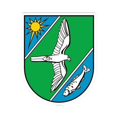 Wappen Falkensee (Germany) (Coat of Arms) STICKER Vinyl Kiss-Cut Decal 2 Inch White - The Sticker Space