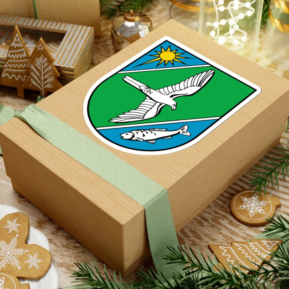 Wappen Falkensee (Germany) (Coat of Arms) STICKER Vinyl Kiss-Cut Decal - The Sticker Space