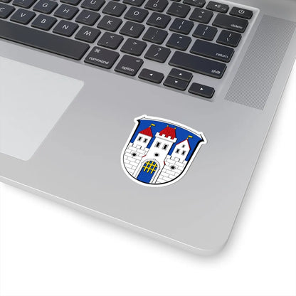 Wappen Fischbachtal (Germany) (Coat of Arms) STICKER Vinyl Kiss-Cut Decal - The Sticker Space