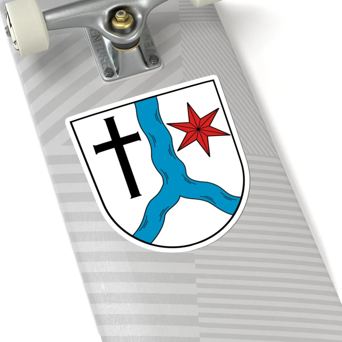 Wappen Fischern (Germany) (Coat of Arms) STICKER Vinyl Kiss-Cut Decal - The Sticker Space