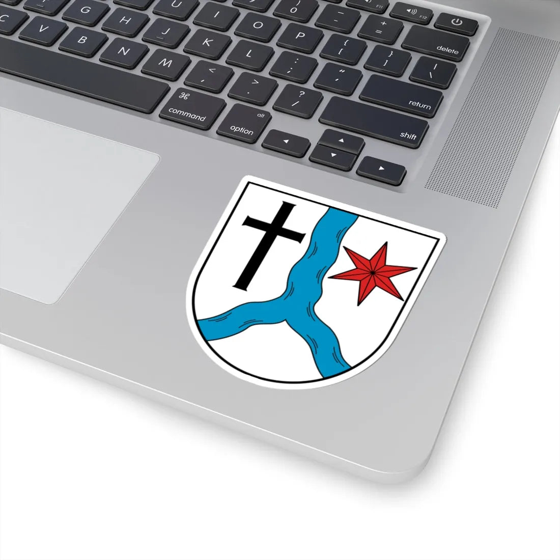 Wappen Fischern (Germany) (Coat of Arms) STICKER Vinyl Kiss-Cut Decal - The Sticker Space