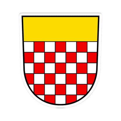 Wappen Flawil (Switzerland) (Coat of Arms) STICKER Vinyl Kiss-Cut Decal 3 Inch White - The Sticker Space