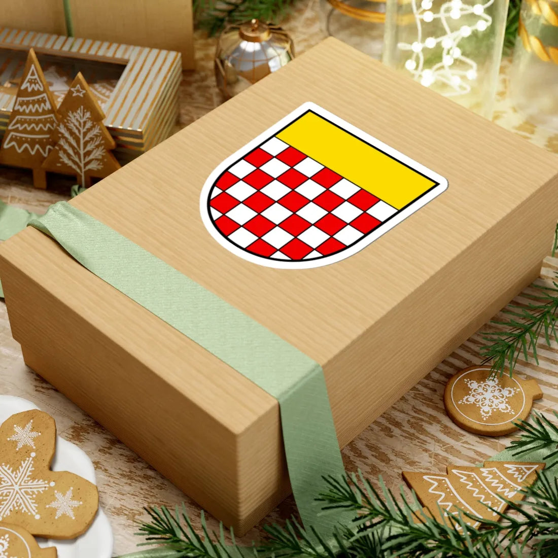 Wappen Flawil (Switzerland) (Coat of Arms) STICKER Vinyl Kiss-Cut Decal - The Sticker Space