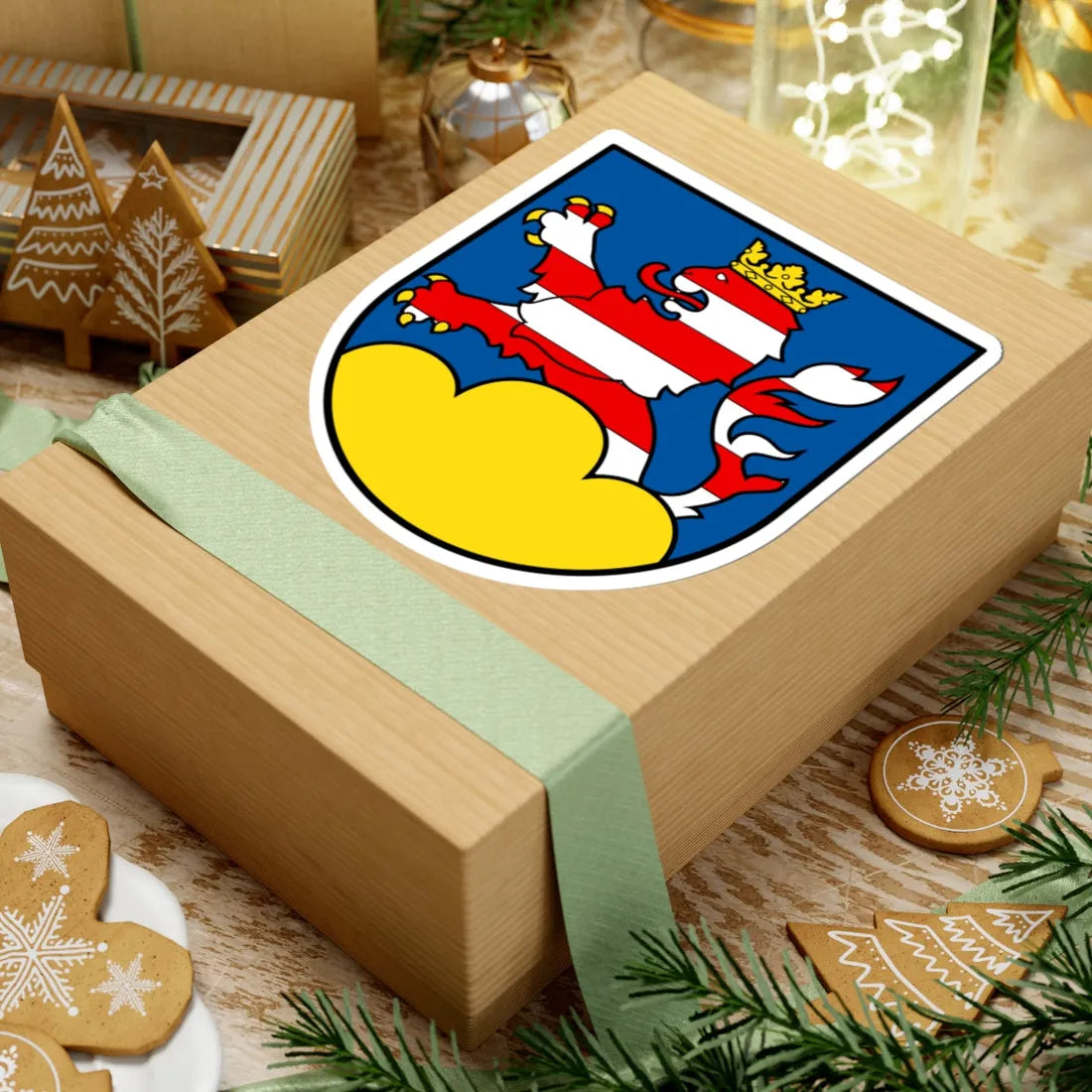 Wappen Frankenberg (Germany) (Coat of Arms) STICKER Vinyl Kiss-Cut Decal - The Sticker Space