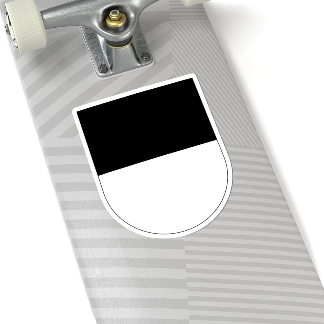 Wappen Freiburg matt (Switzerland) (Coat of Arms) STICKER Vinyl Kiss-Cut Decal - The Sticker Space