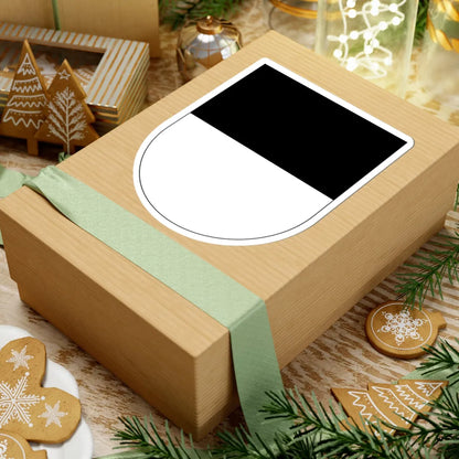 Wappen Freiburg matt (Switzerland) (Coat of Arms) STICKER Vinyl Kiss-Cut Decal - The Sticker Space