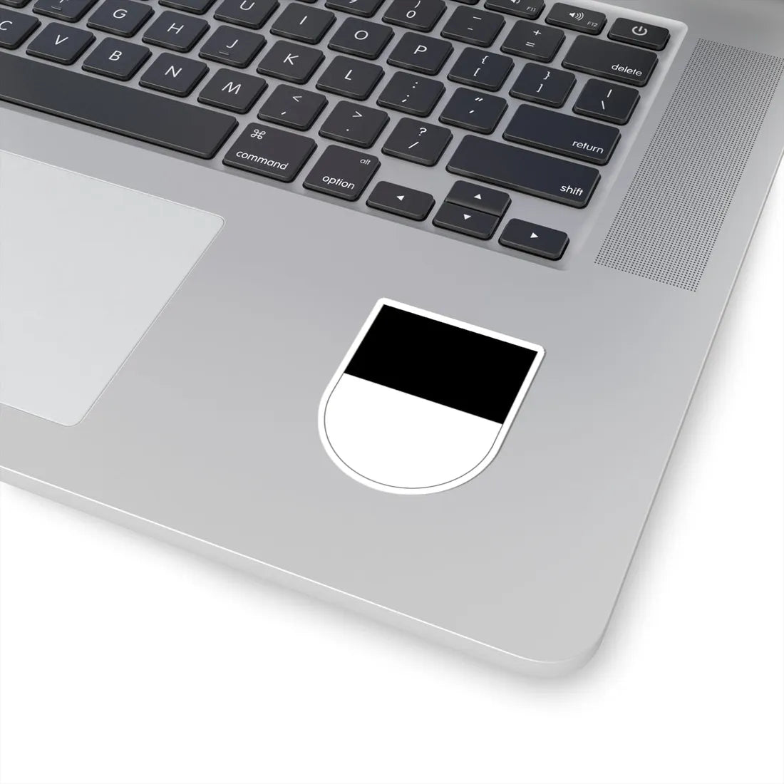 Wappen Freiburg matt (Switzerland) (Coat of Arms) STICKER Vinyl Kiss-Cut Decal - The Sticker Space