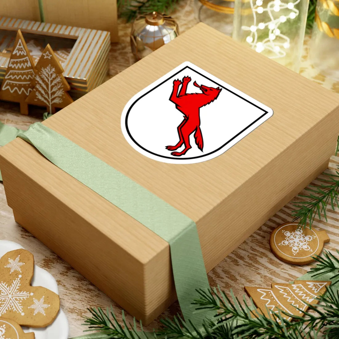 Wappen Frick AG (Switzerland) (Coat of Arms) STICKER Vinyl Kiss-Cut Decal - The Sticker Space