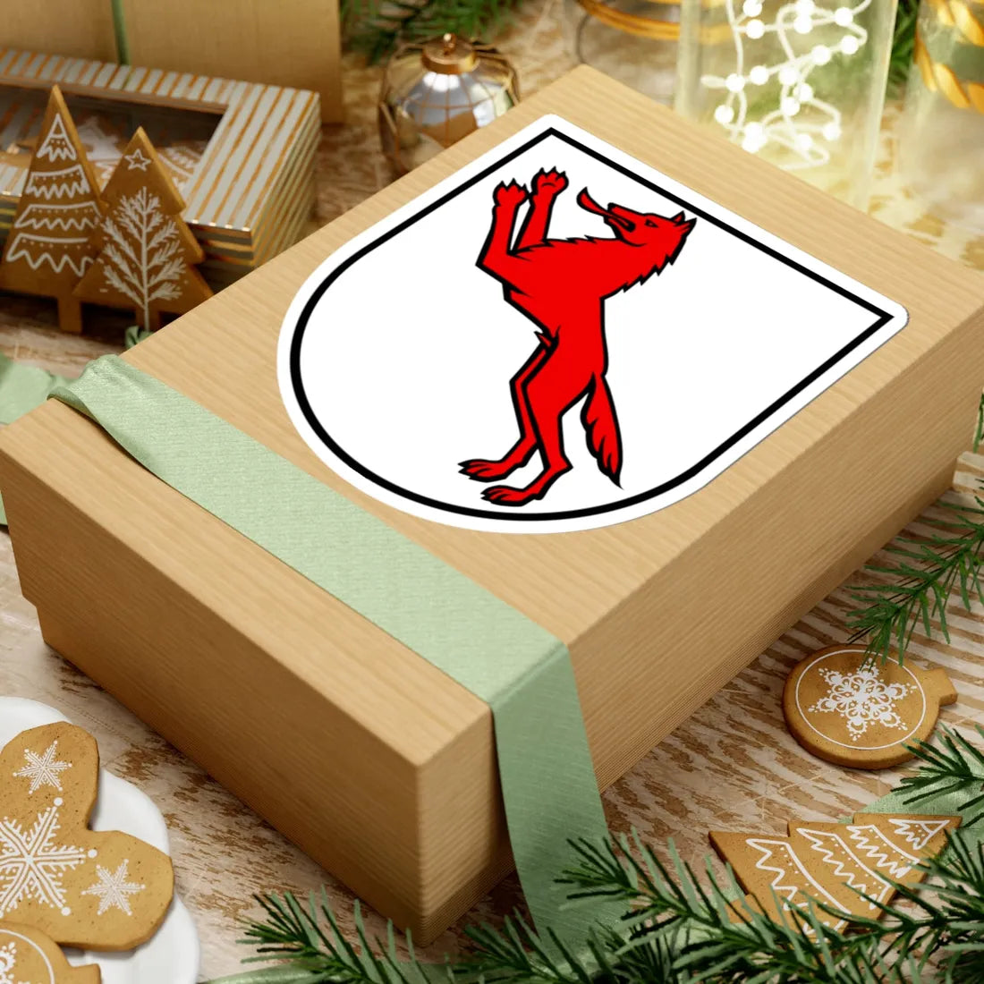 Wappen Frick AG (Switzerland) (Coat of Arms) STICKER Vinyl Kiss-Cut Decal - The Sticker Space