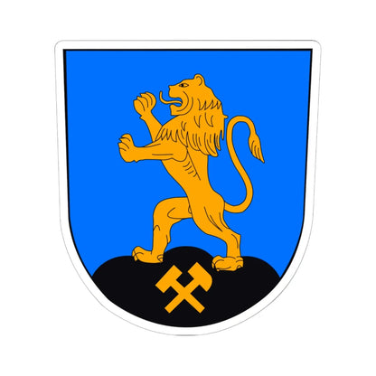 Wappen Friedrichsgruen (Germany) (Coat of Arms) STICKER Vinyl Kiss-Cut Decal 6 Inch White - The Sticker Space