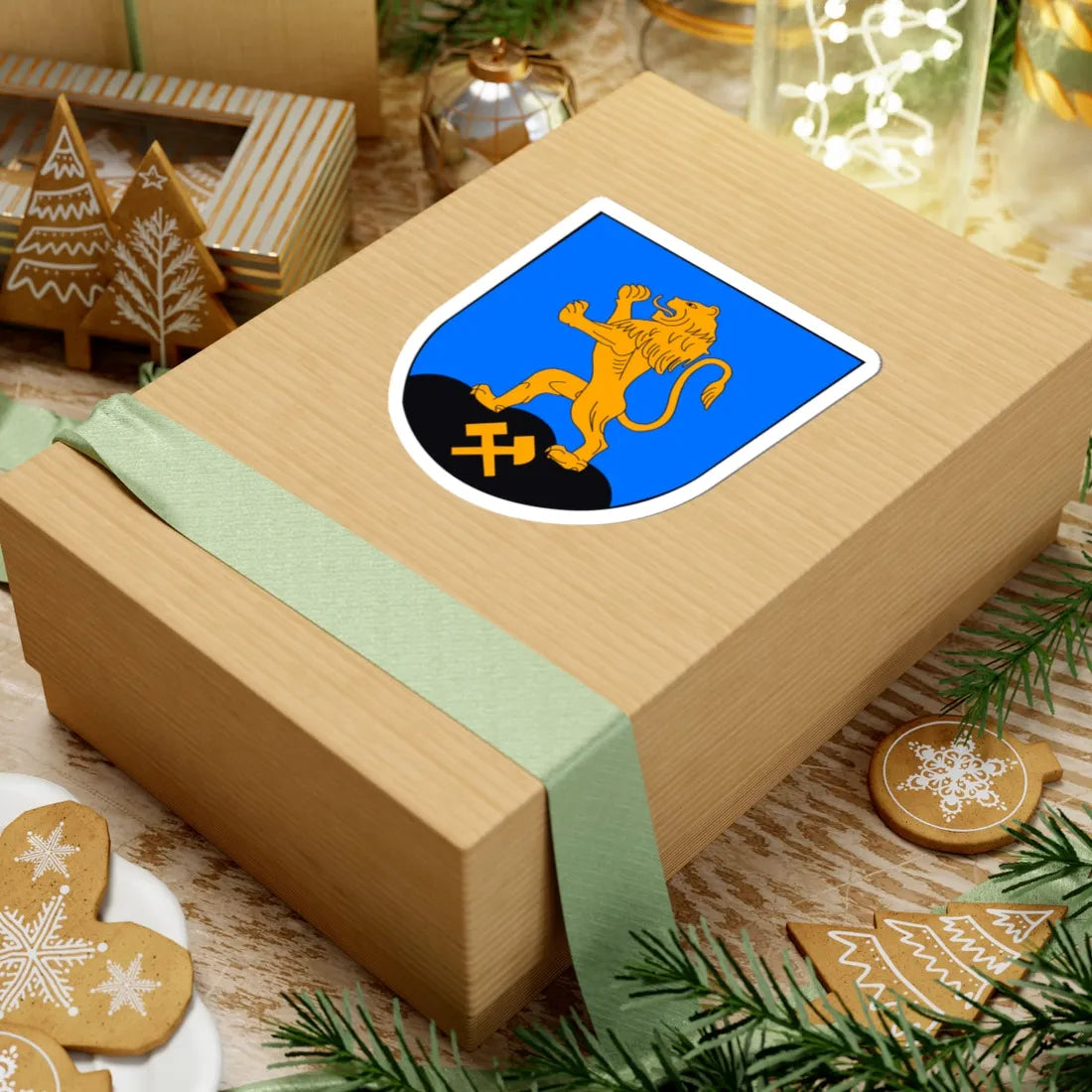 Wappen Friedrichsgruen (Germany) (Coat of Arms) STICKER Vinyl Kiss-Cut Decal - The Sticker Space