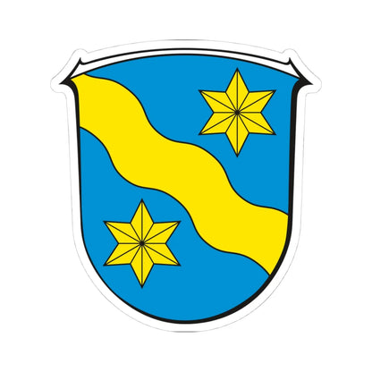 Wappen Fränkisch-Crumbach (Germany) (Coat of Arms) STICKER Vinyl Kiss-Cut Decal 4 Inch White - The Sticker Space