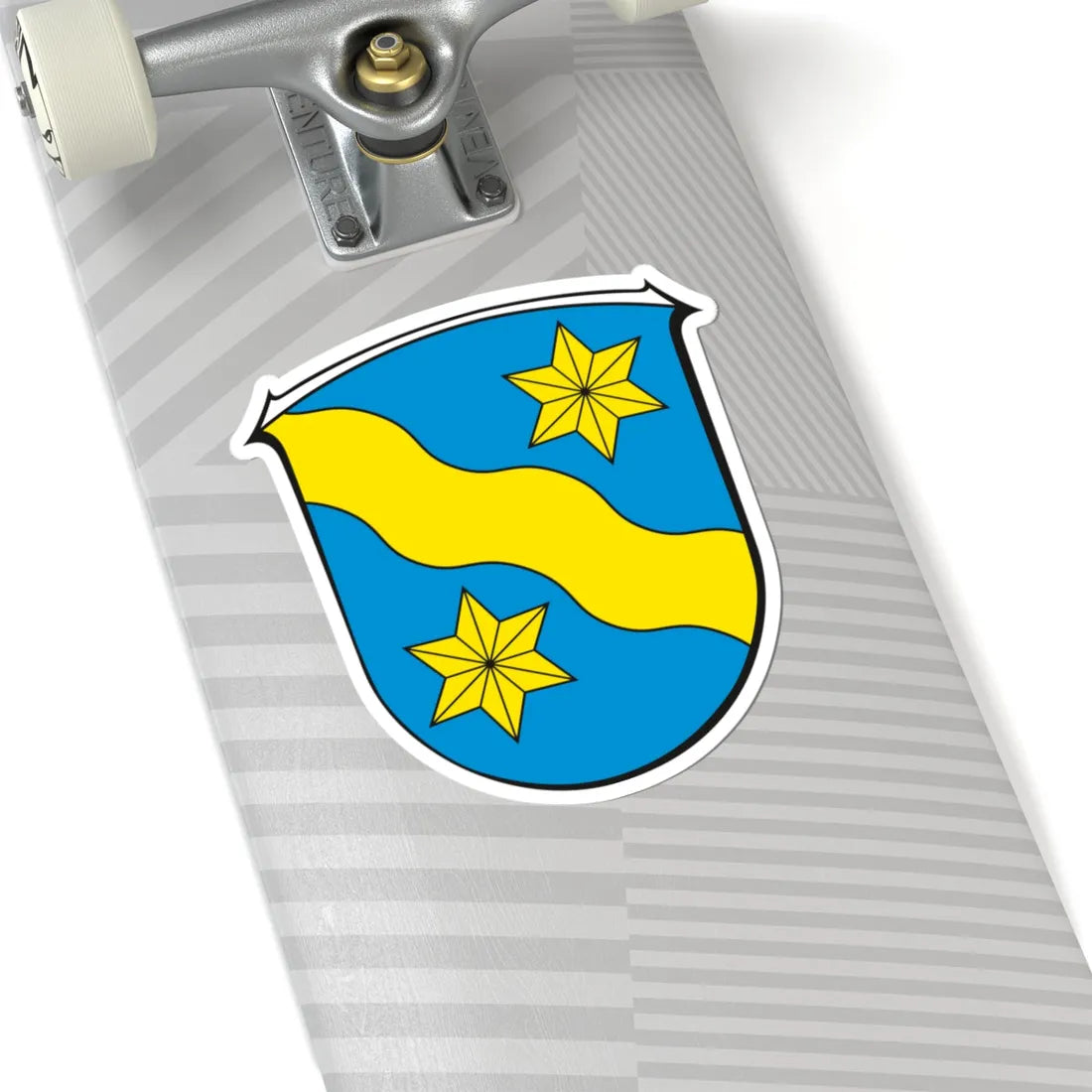 Wappen Fränkisch-Crumbach (Germany) (Coat of Arms) STICKER Vinyl Kiss-Cut Decal - The Sticker Space