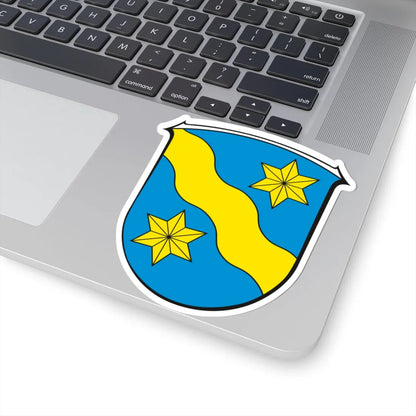 Wappen Fränkisch-Crumbach (Germany) (Coat of Arms) STICKER Vinyl Kiss-Cut Decal - The Sticker Space