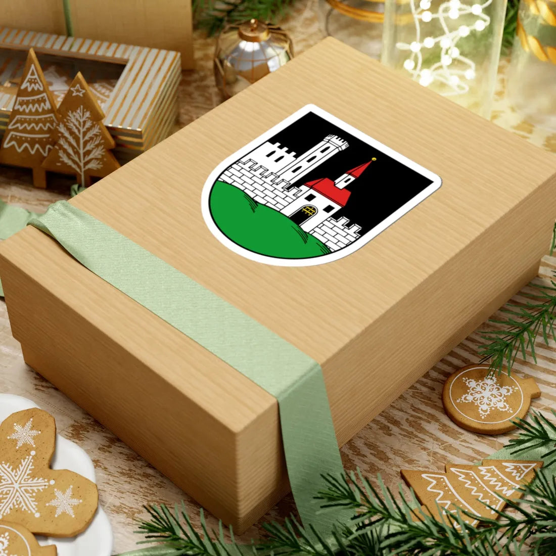 Wappen Frohburg (Germany) (Coat of Arms) STICKER Vinyl Kiss-Cut Decal - The Sticker Space