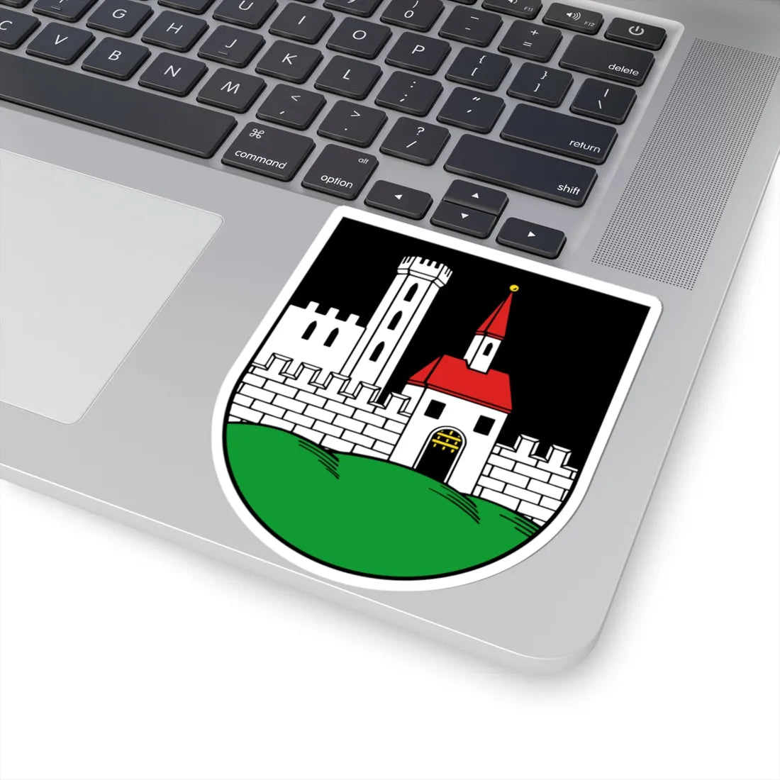 Wappen Frohburg (Germany) (Coat of Arms) STICKER Vinyl Kiss-Cut Decal - The Sticker Space