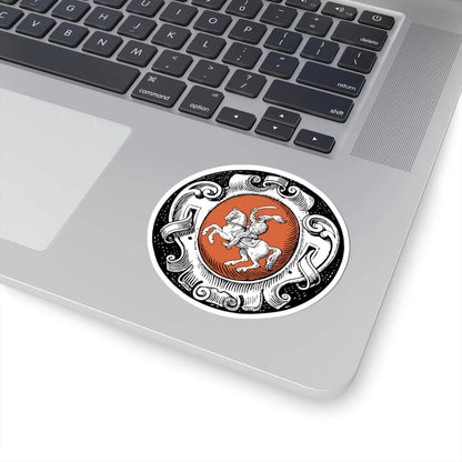 Wappen-Fürstenzug29 (Belarus) (Coat of Arms) STICKER Vinyl Kiss-Cut Decal - The Sticker Space