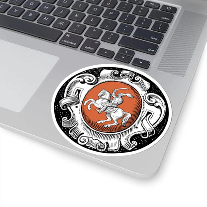 Wappen-Fürstenzug29 (Belarus) (Coat of Arms) STICKER Vinyl Kiss-Cut Decal - The Sticker Space