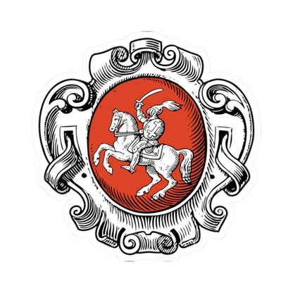 Wappen-Fürstenzug29 crop (Belarus) (Coat of Arms) STICKER Vinyl Kiss-Cut Decal - The Sticker Space