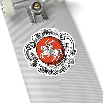 Wappen-Fürstenzug29 crop (Belarus) (Coat of Arms) STICKER Vinyl Kiss-Cut Decal - The Sticker Space