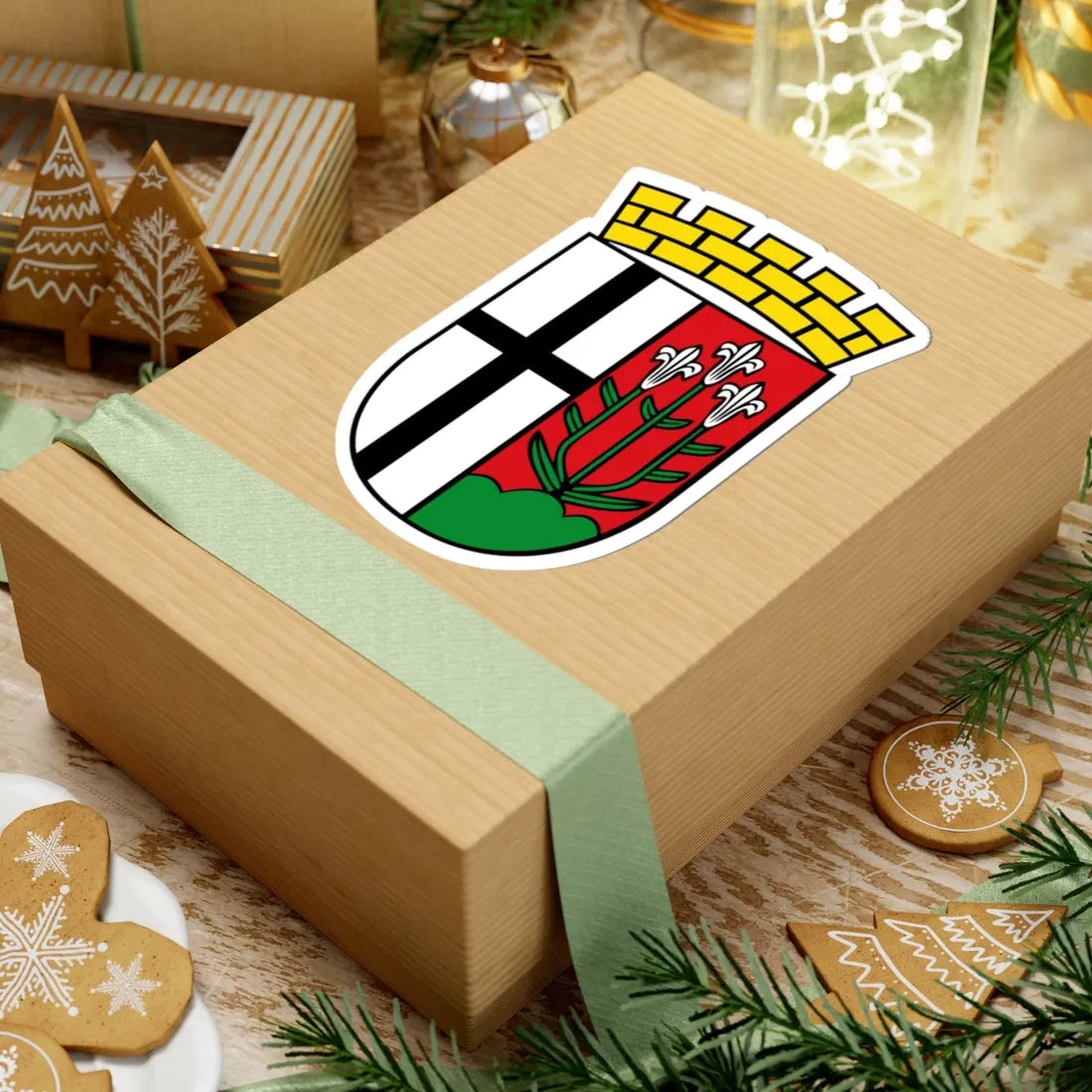 Wappen Fulda (Germany) (Coat of Arms) STICKER Vinyl Kiss-Cut Decal - The Sticker Space