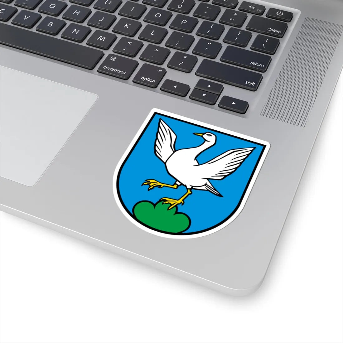 Wappen Gansingen (Switzerland) (Coat of Arms) STICKER Vinyl Kiss-Cut Decal - The Sticker Space